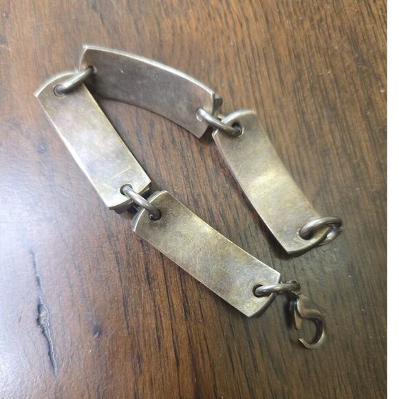 Men’s Tiffany & Co. NY 1837 Silver 925 & Titanium Midnight Link ID Bracelet 8.5” - Picture 5 of 16